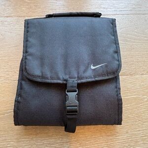 Nike Black Men’s Travel Toiletry Bag with Buckle Closure